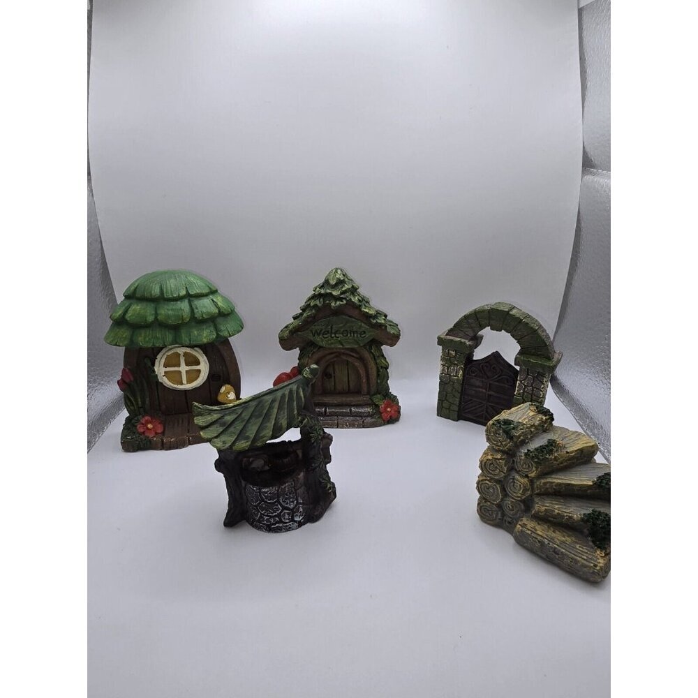 Fairy garden miniatures lot NEW 5 PCS